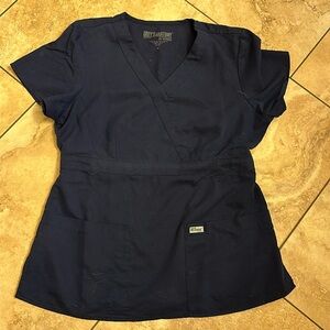 Greys Anatomy by Barco Srub Top Navy